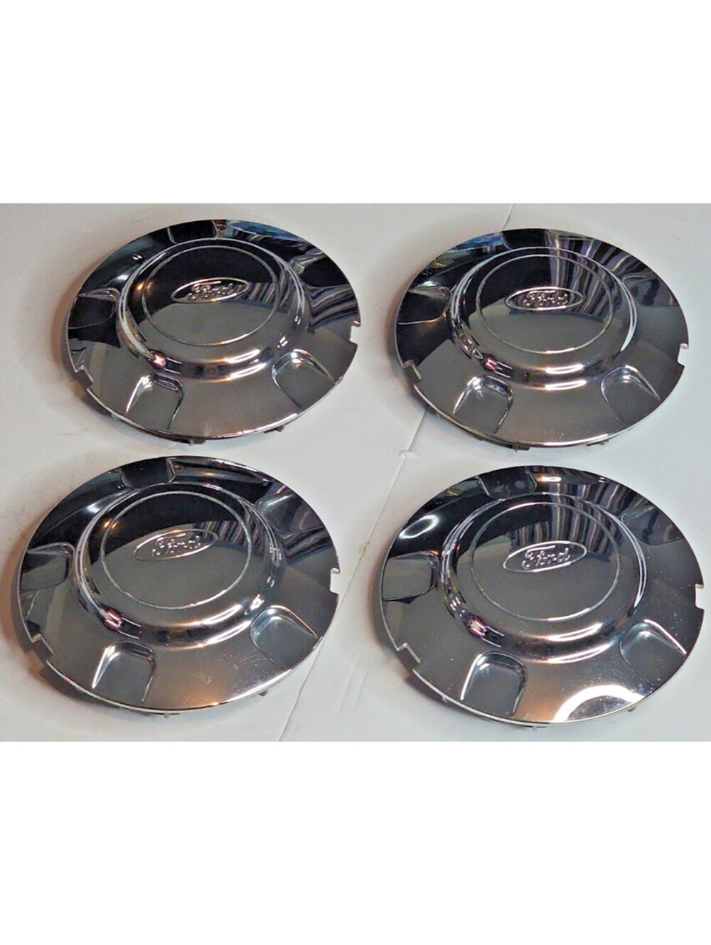 Ford Expedition OEM Chrome Center Caps Set 4 YL14-1A096-AA XL14-1A096-BA